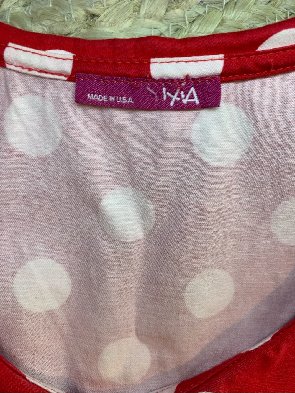 Sleeveless Vintage Inspired Red Polka Dot Mini Dress with Peter Pan Collar - Picture 7 of 11